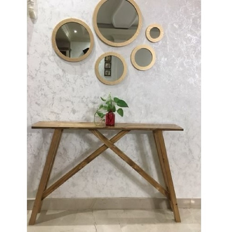 کنسول چوبی آقاینجار مدل اینه کنسول