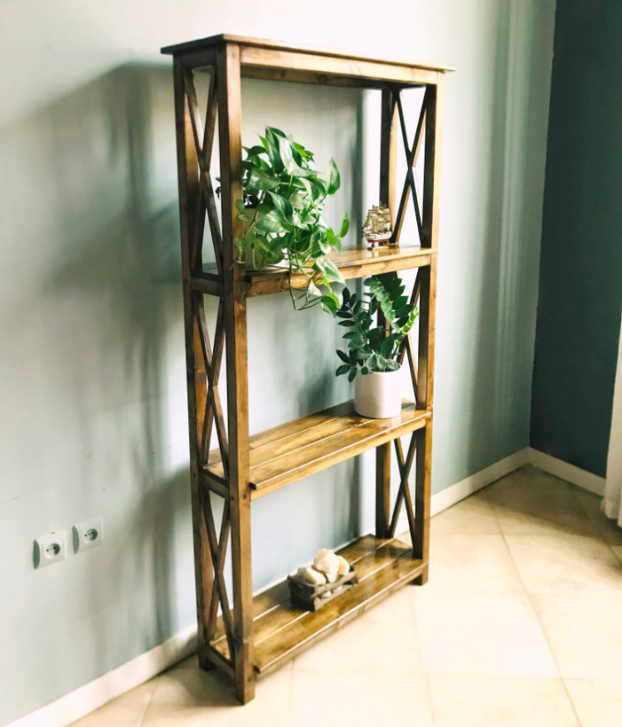 کتابخانه چوبی کلاسیک آقای نجار