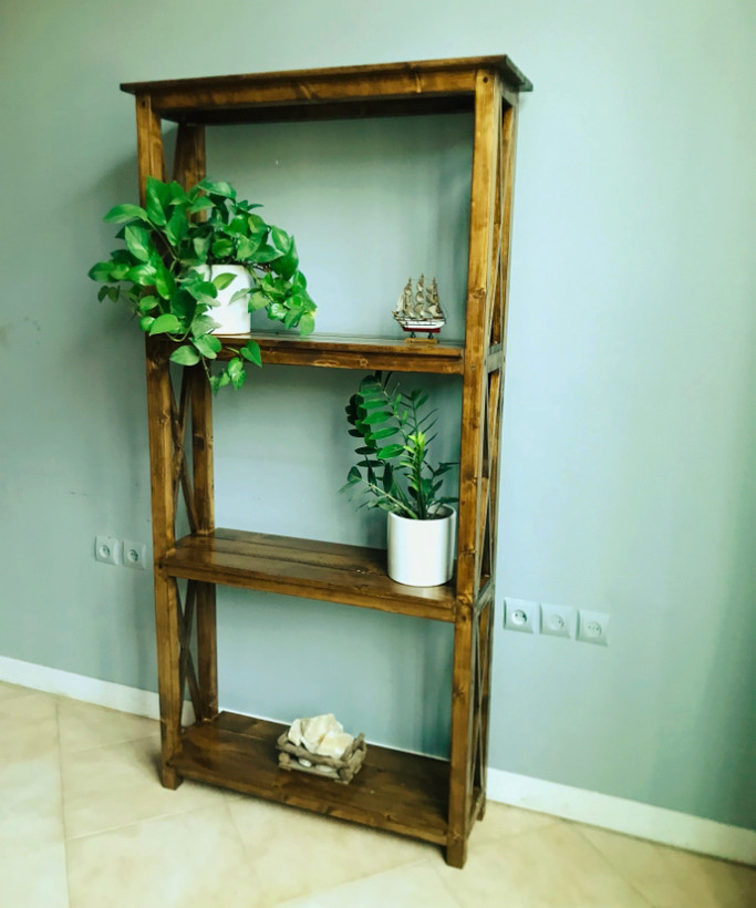 کتابخانه چوبی کلاسیک آقای نجار