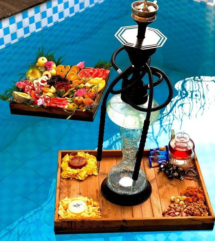پک دو عددی سینی شناور استخری آقای نجار