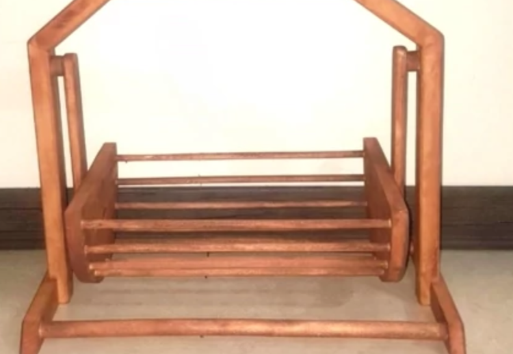 گهواره عروسکی چوبی آقاینجار
