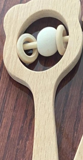 جغجغه چوبی آقاینجار طرح خرس