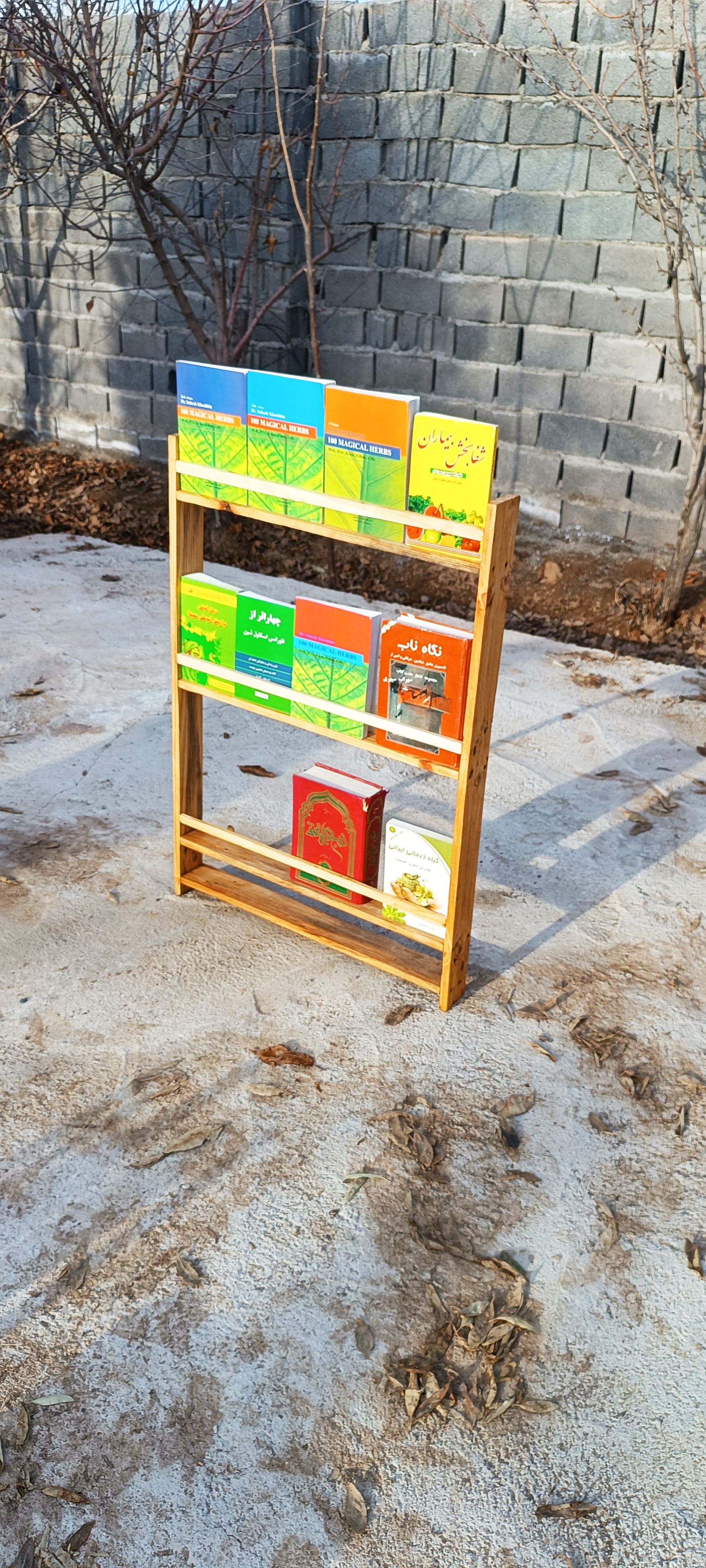 شلف کتابخانه دیواری آقای نجار