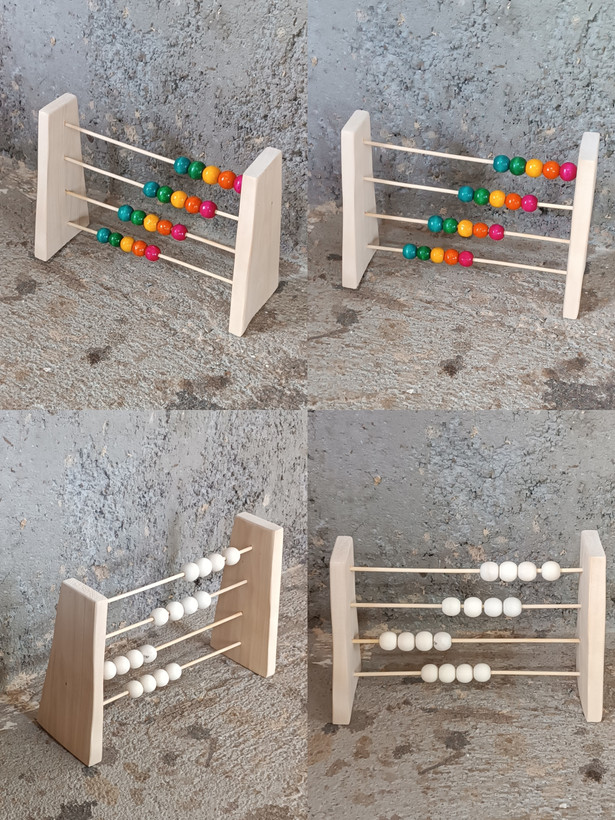 اسباب بازی چرتکه مناسب سیسمونی و بازی کودک آقای نجار