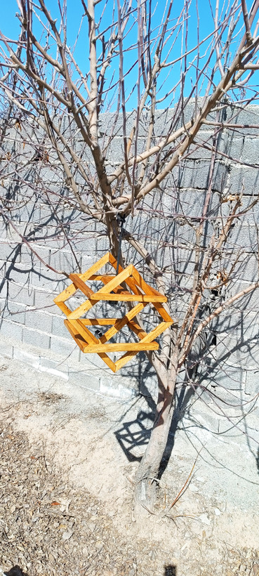 لوستر چوبی آقاینجار روستیک