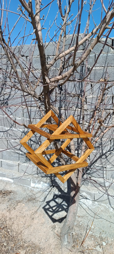 لوستر چوبی آقاینجار روستیک