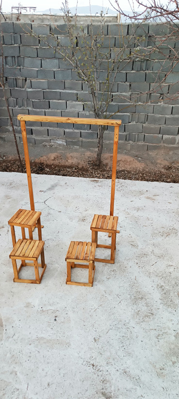 ست استند طاق و چهار پایه نگهدارنده روستیک آقای نجار