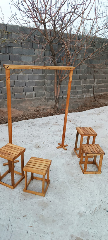 ست استند طاق و چهار پایه نگهدارنده روستیک آقای نجار