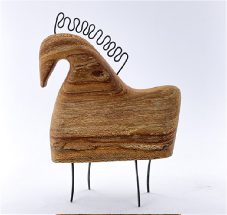 مجسمه چوبی اسب آقای نجار