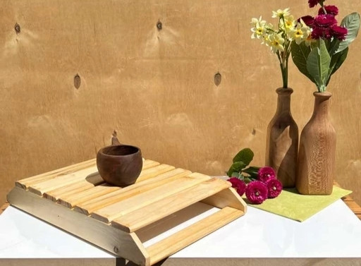 سینی چوبی مدل قایقی آقای نجار