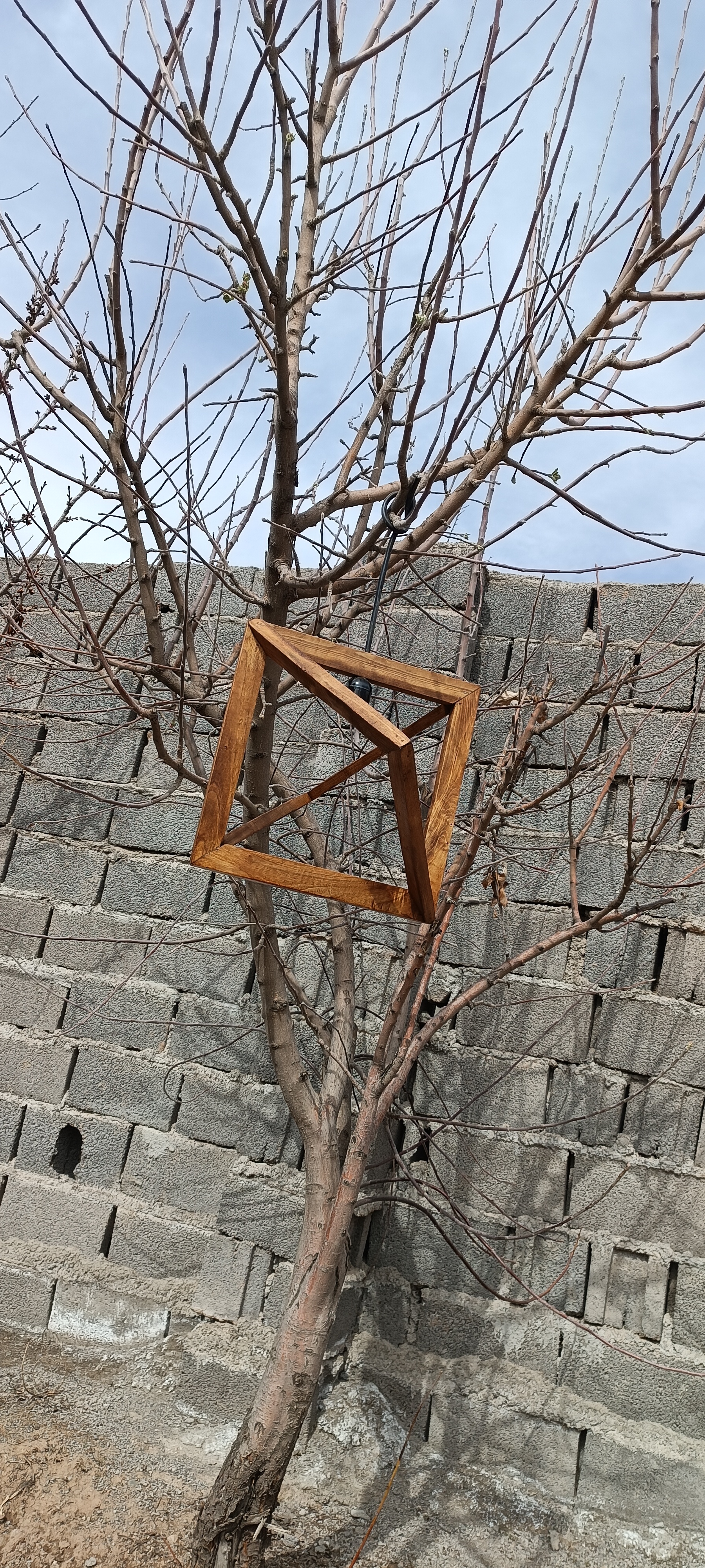 لوستر چوبی نامنظم آقای نجار