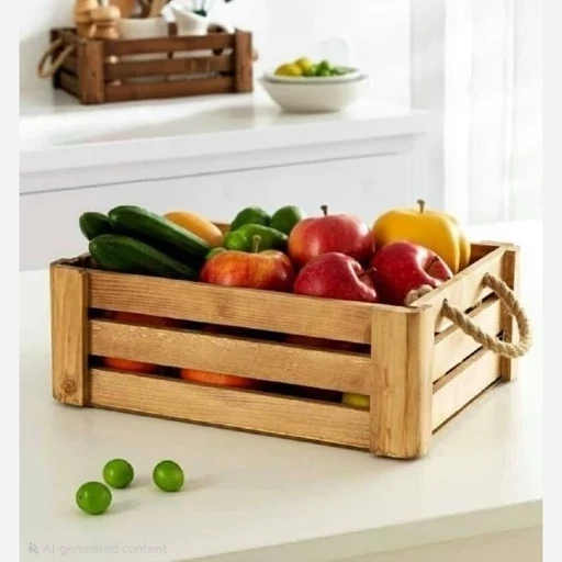 باکس چوبی دسته دار آقای نجار