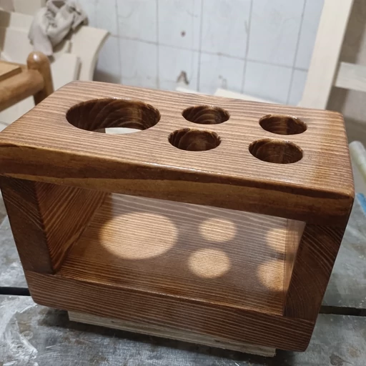 جا مسواکی چوبی آقای نجار