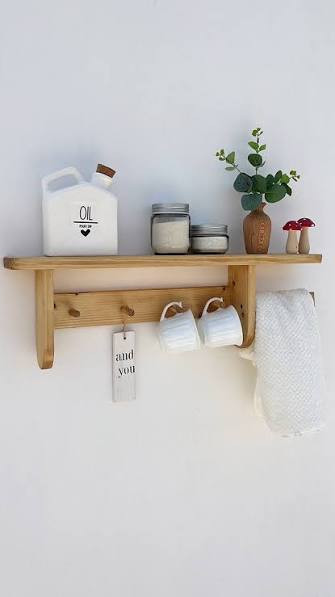 شلف آویز دار آشپزخانه آقای نجار