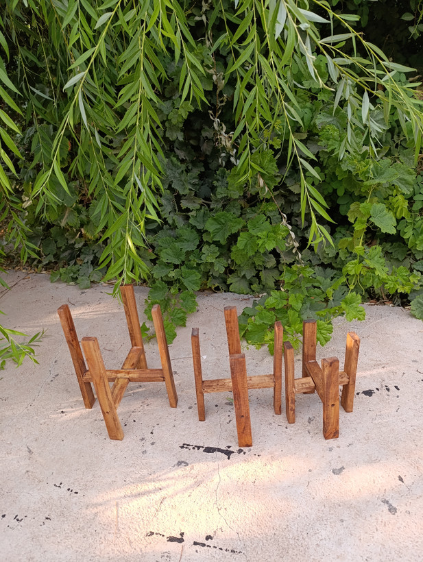 دسته سه تایی استند گل آقای نجار مدل بعلاوه