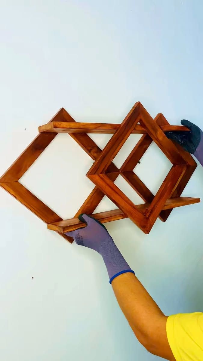 شلف دکوری چین لوزی آقای نجار