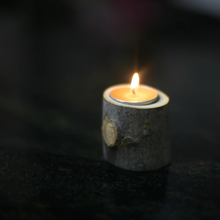 جا شمعی مدل تنه درختی دو عددی آقای نجار