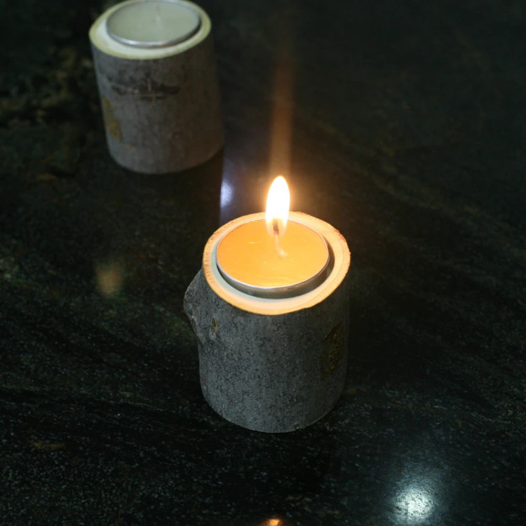 جا شمعی مدل تنه درختی دو عددی آقای نجار